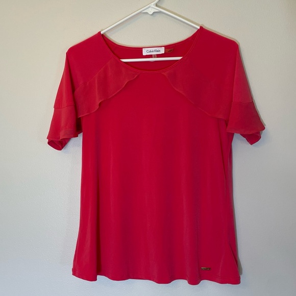 Calvin Klein - Small Pink Blouse - Picture 1 of 4